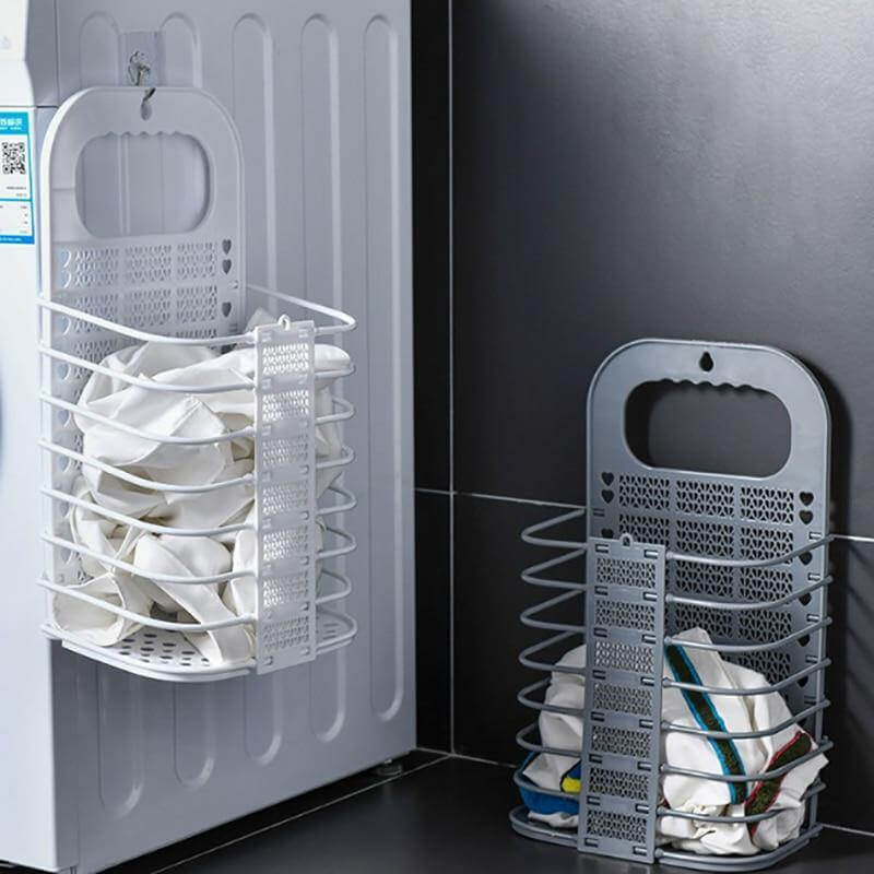 Foldable Dirty Wall Laundry Basket - Image 0
