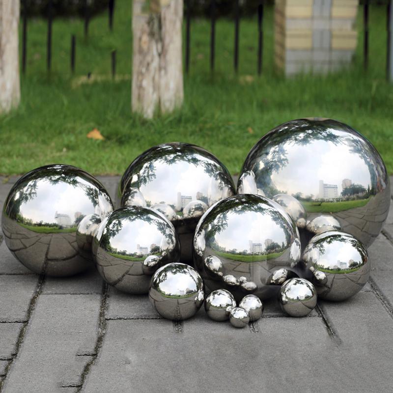 Stainless Steel Mirror Ball Garden Decor - Image 2