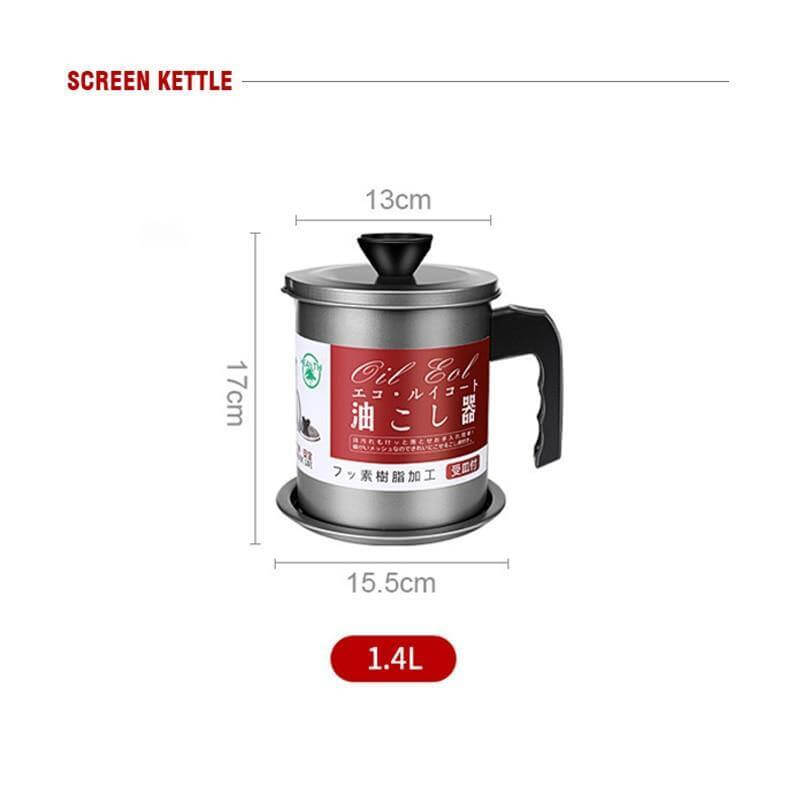 Stainless Steel Large Capacity Oil Filter Pot - Image 2