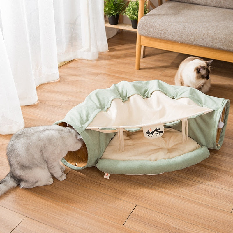 Creative Comfy Cat Sleeping Tunnel Bed - Image 6