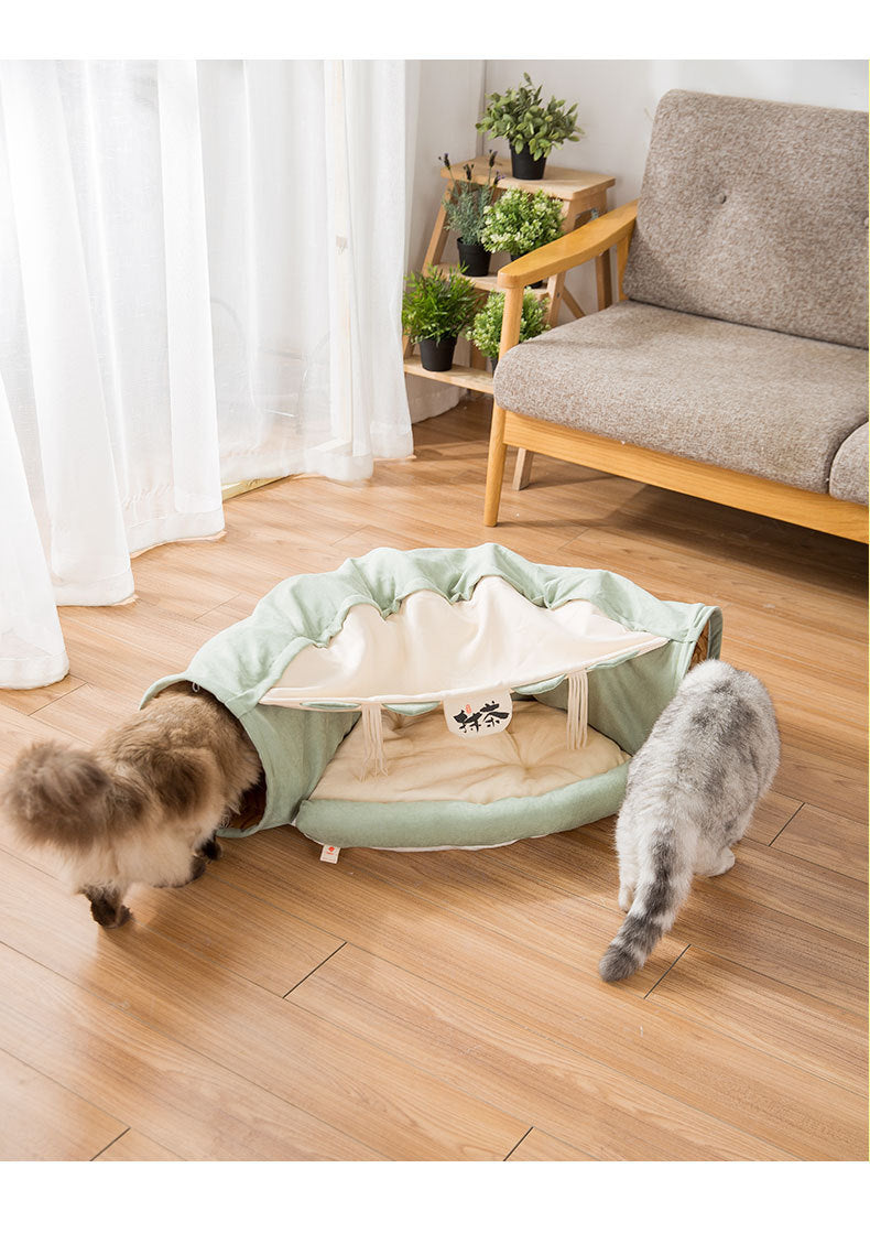 Creative Comfy Cat Sleeping Tunnel Bed - Image 3