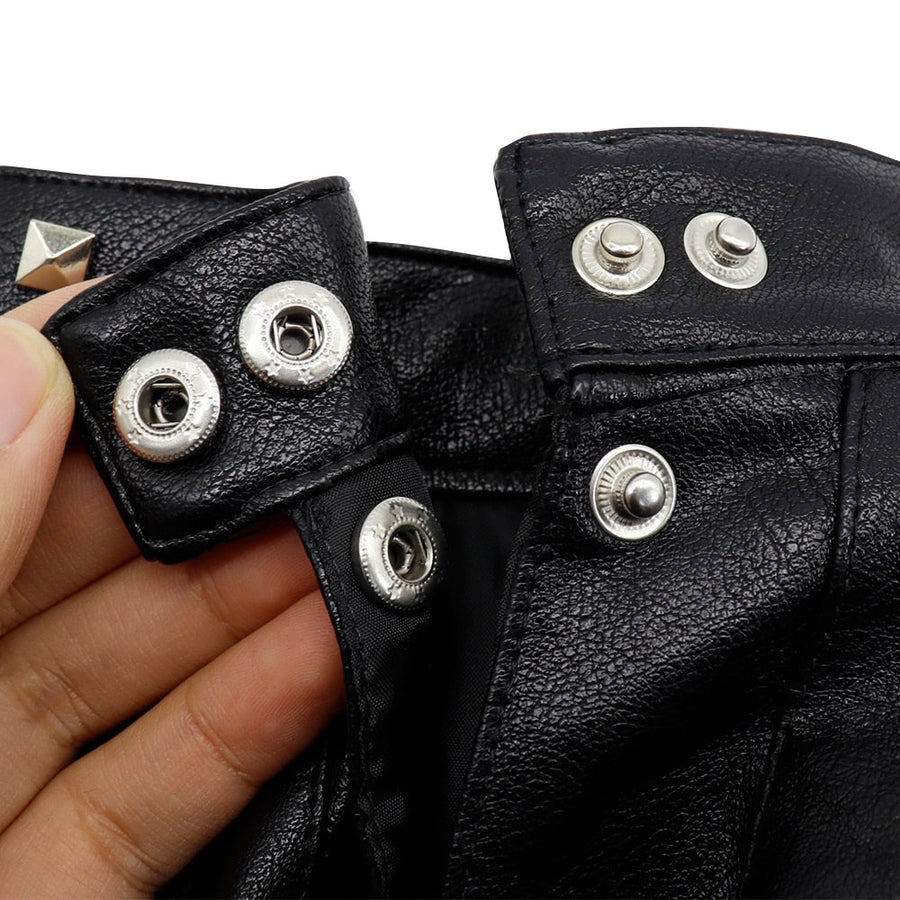 Cool Cute Leather Pet Jacket - Image 5