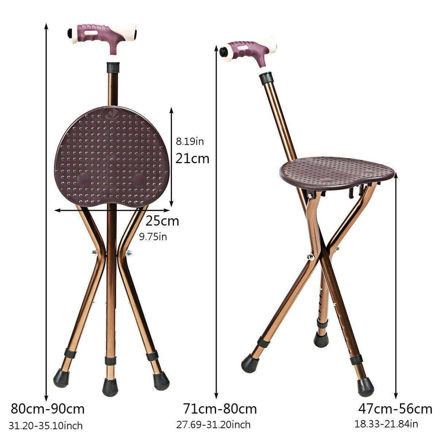 Lightweight Foldable Portable Walking Stool - Image 2