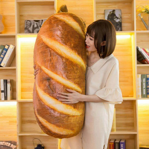 Giant Bread Plush Decorative Pillow - Image 0