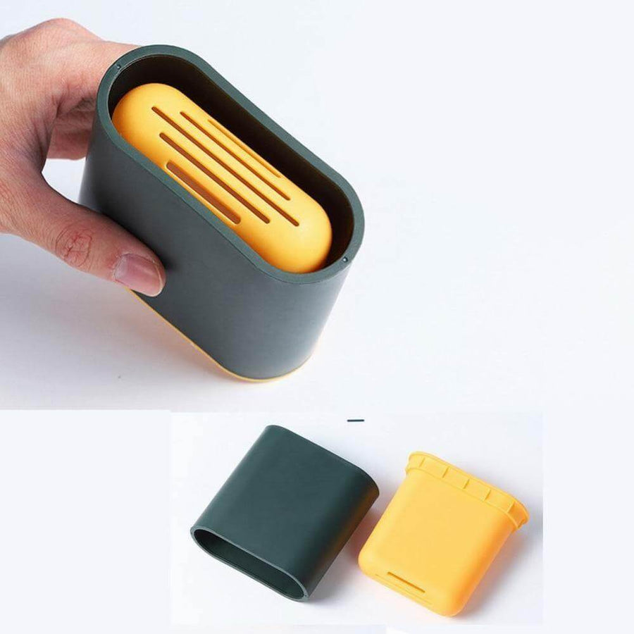 Wall Mounted Spotless Silicone Toilet Brush With Holder - Image 6