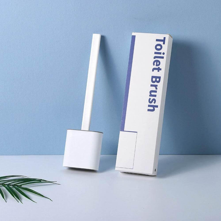Wall Mounted Spotless Silicone Toilet Brush With Holder - Image 5
