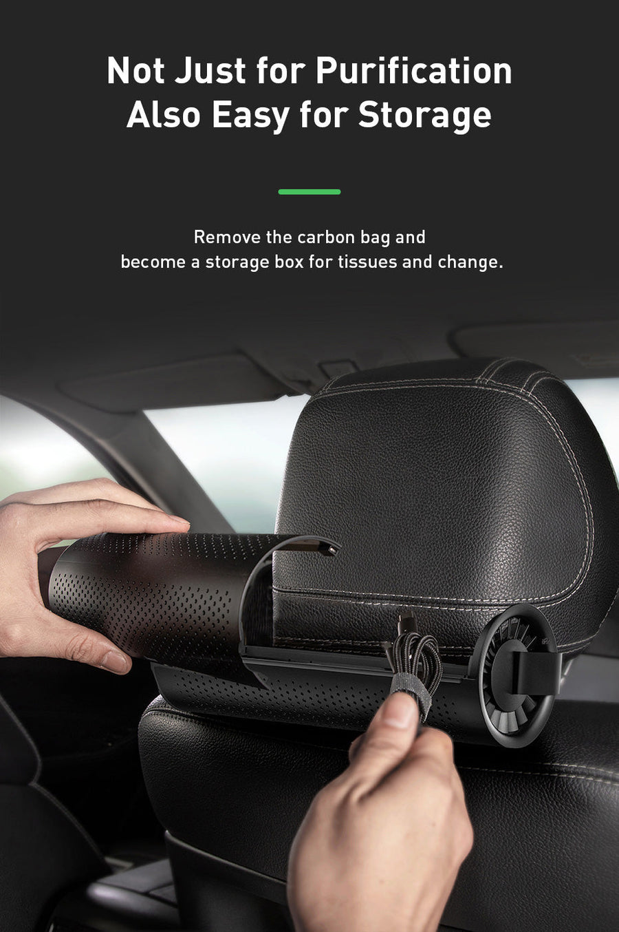 Car Back Seat Portable Ionizer Humidifier - Image 8