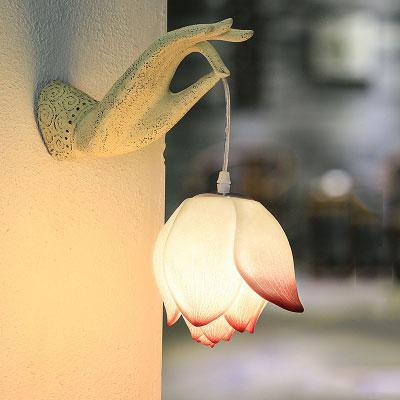 Modern Creative Chinese Lotus Wall Lamp - Image 2