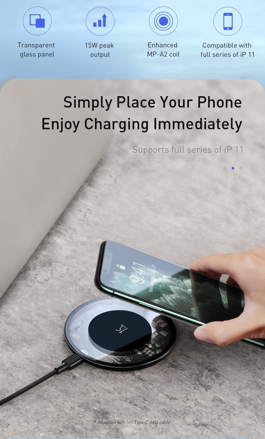 Transparent Wireless Fast Charger - Image 4