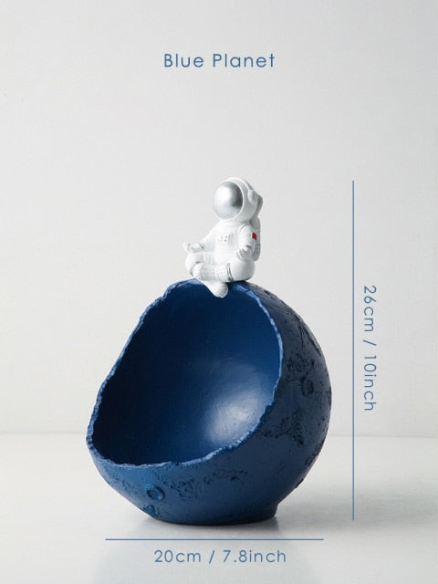 Creative Nordic Astronaut Moon Storage Organizer - Image 13