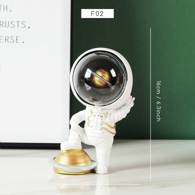 Creative Nordic Astronaut Moon Storage Organizer - Image 7