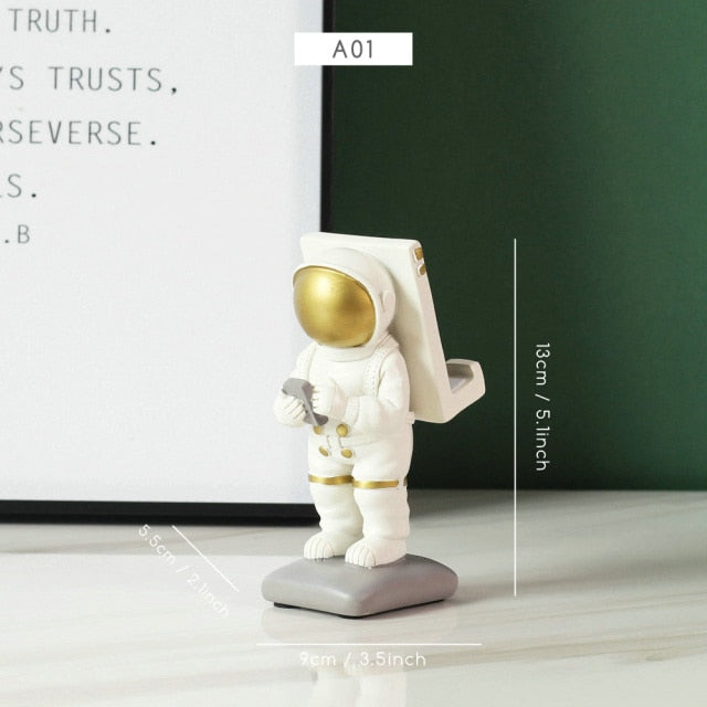 Creative Nordic Astronaut Moon Storage Organizer - Image 15