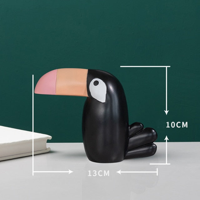 Modern Resin Bird Figurine Statues - Image 11