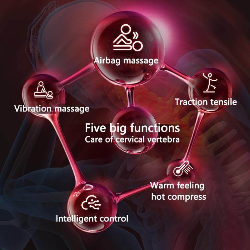 Neck Support Tension Reliever Heated Massager - Image 8