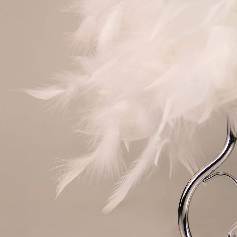 Creative Feather Crystal Table Lamp - Image 3