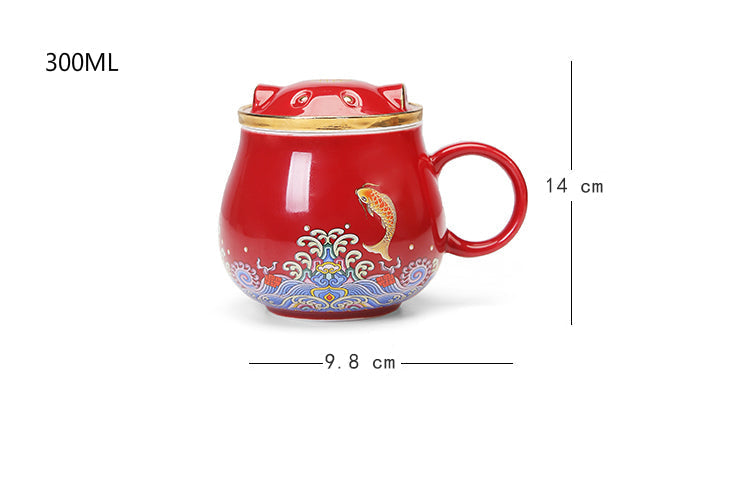 Japanese Ceramic Tea Infuser Cups - Image 6