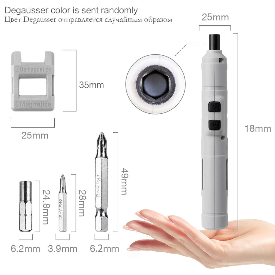 Cordless Mini Electrical Screwdriver Set - Image 3