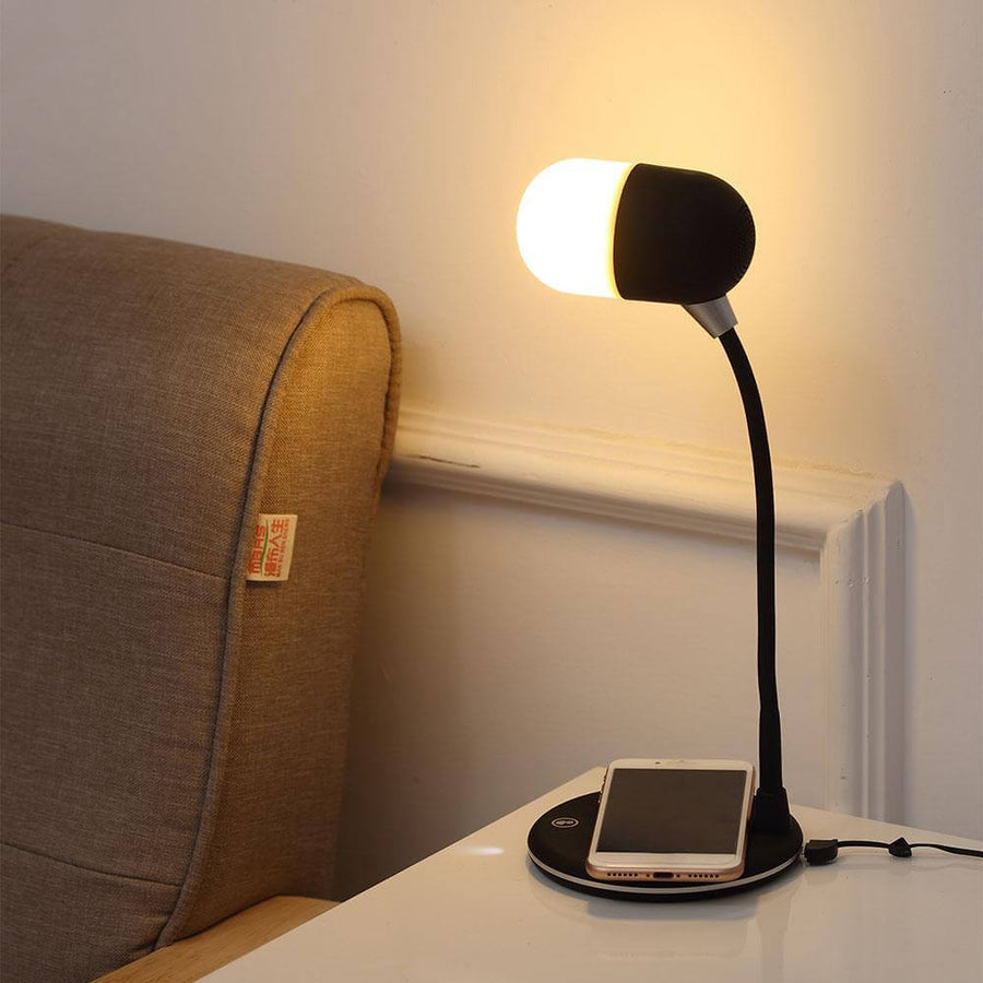 Bluetooth Speaker Wireless Charger Table Lamp - Image 3