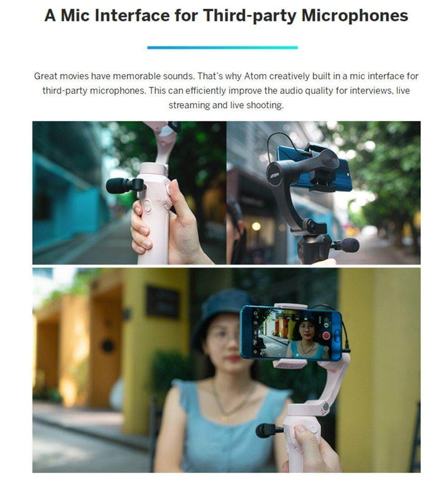 Atom Foldable Wireless Charging Smart Phone Stabilizer - Image 3