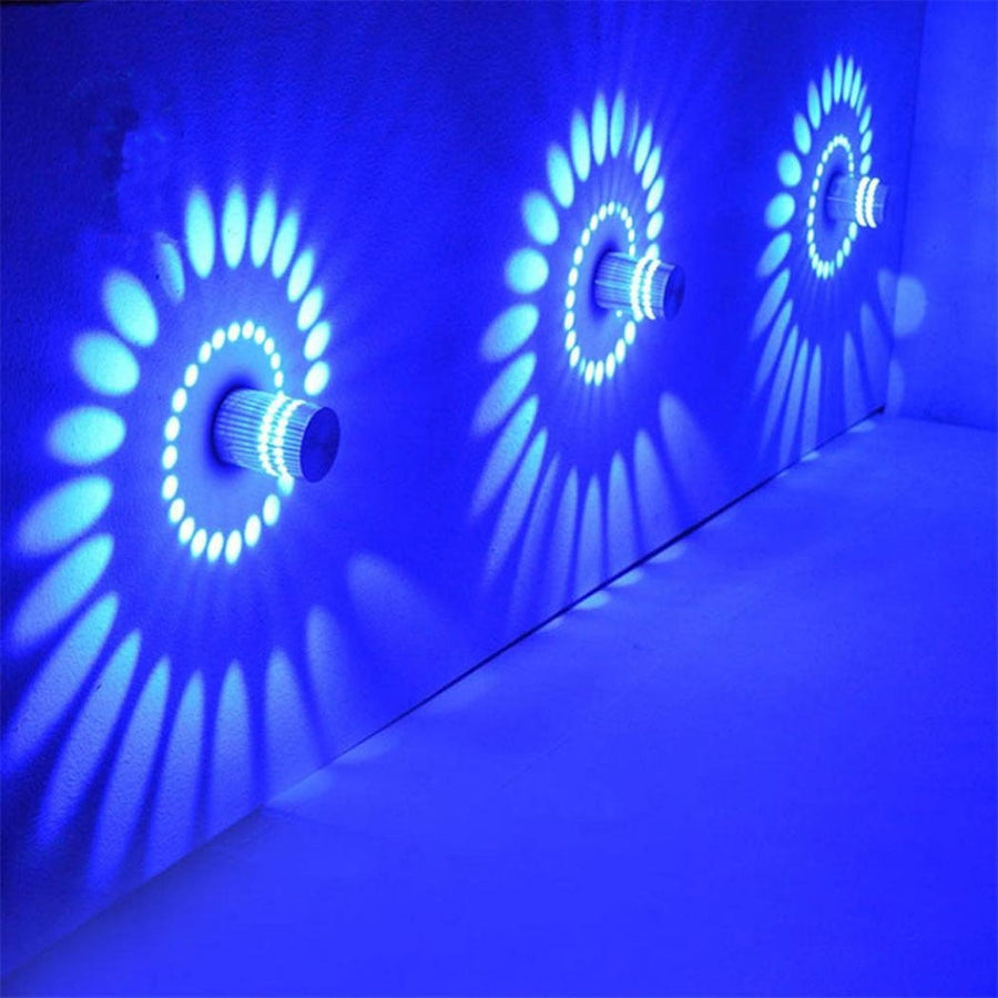 Spiral Hole RGB LED Fun Wall Light - Image 1