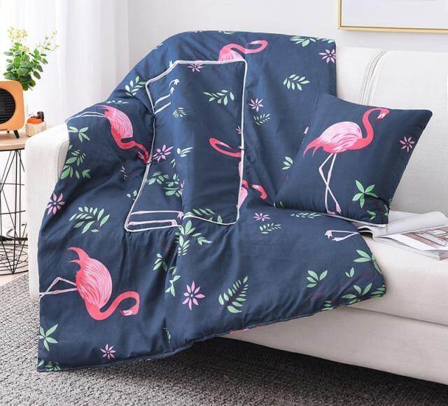 2In1 Colorful Cartoon Pillow Blanket - Image 17