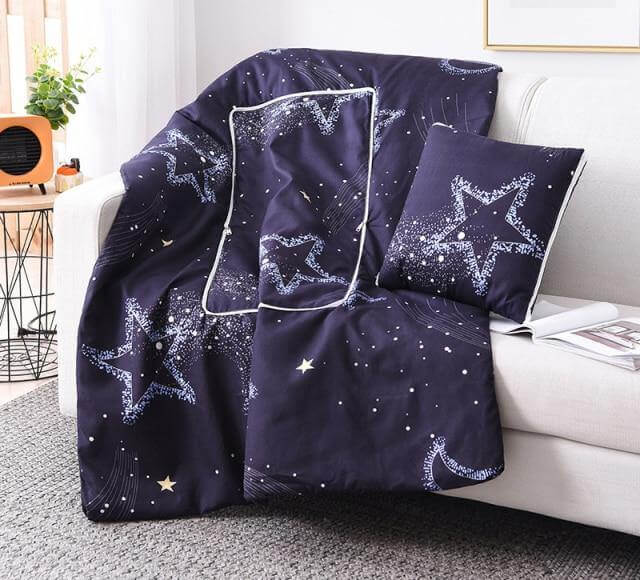 2In1 Colorful Cartoon Pillow Blanket - Image 2