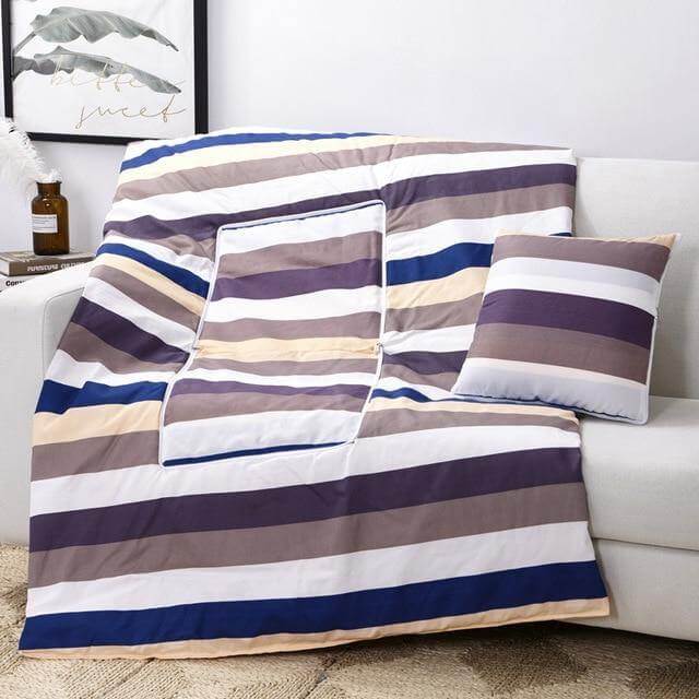 2In1 Colorful Cartoon Pillow Blanket - Image 3