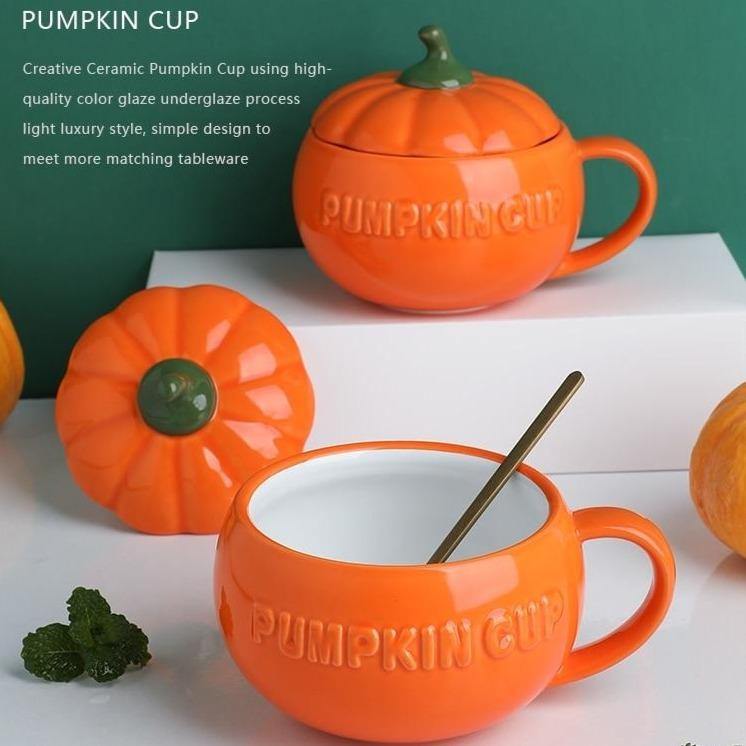 Creative Ceramic Pumpkin Mug Cup - Image 8