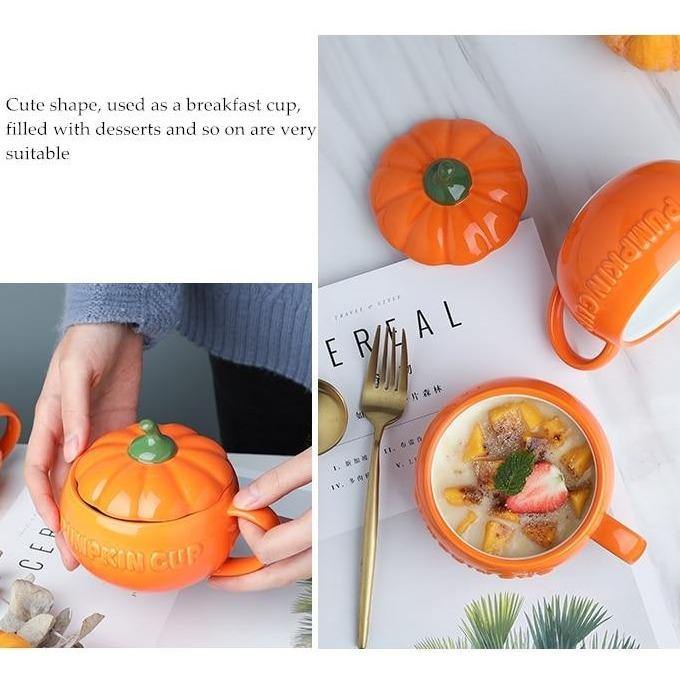 Creative Ceramic Pumpkin Mug Cup - Image 6