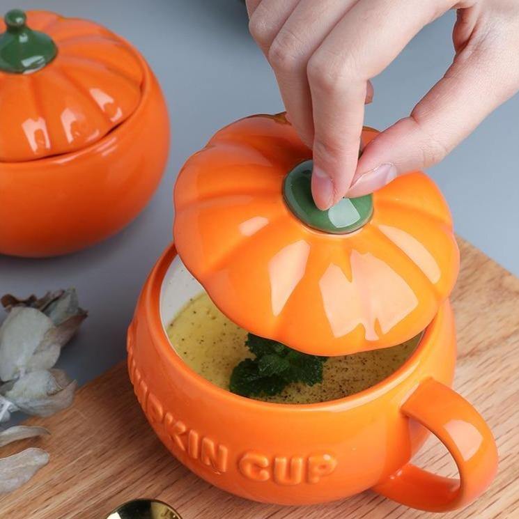 Creative Ceramic Pumpkin Mug Cup - Image 1