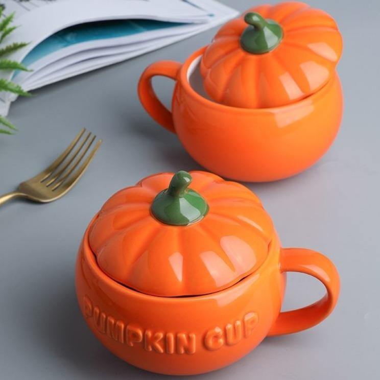 Creative Ceramic Pumpkin Mug Cup - Image 4