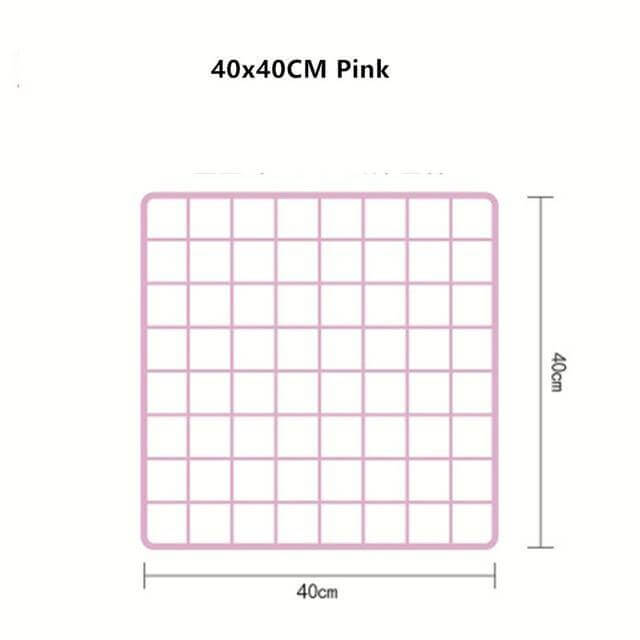Iron Grid Home Wall Decoration Organizer - Image 2