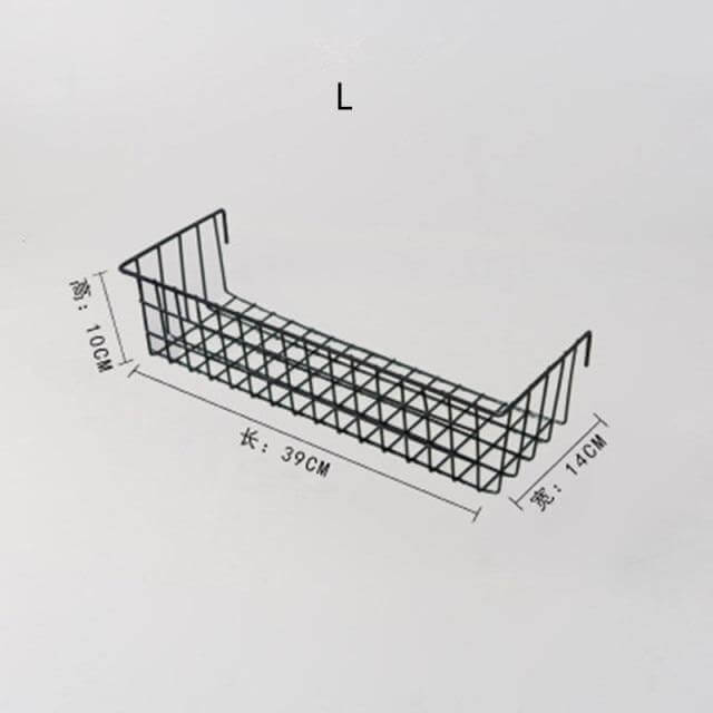 Iron Grid Home Wall Decoration Organizer - Image 1