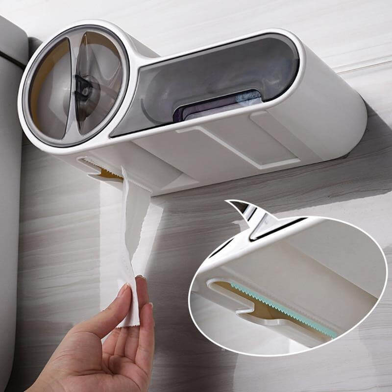 Wall Mounted Bathroom Roll Paper Holder - Image 5