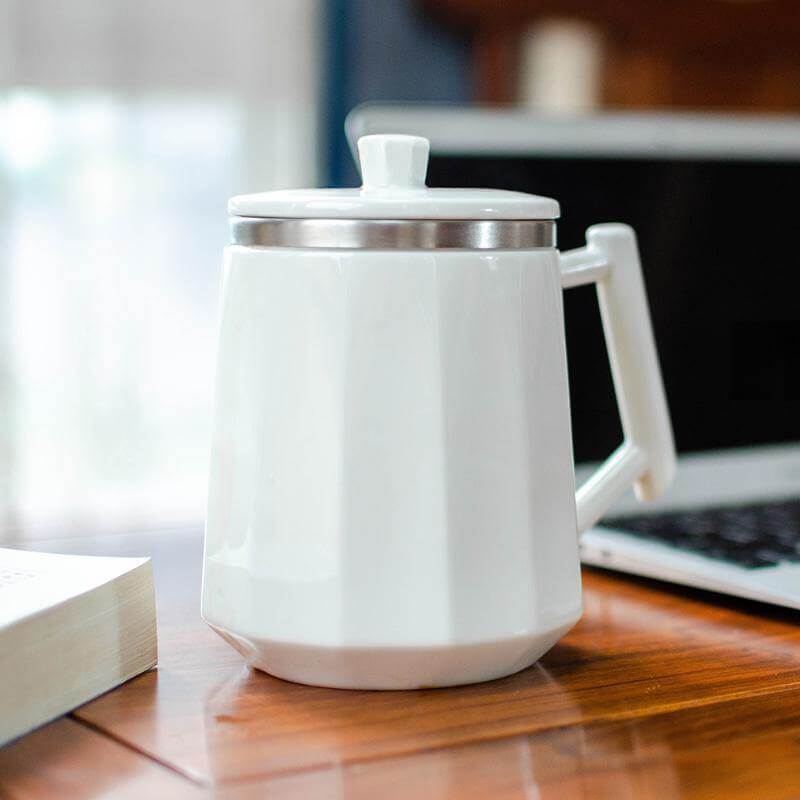 Stainless Steel Self Mixing Coffee Mug - Image 5