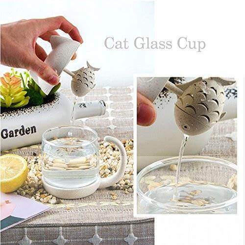 Cute Tea Mug Cup with Filter - Image 3