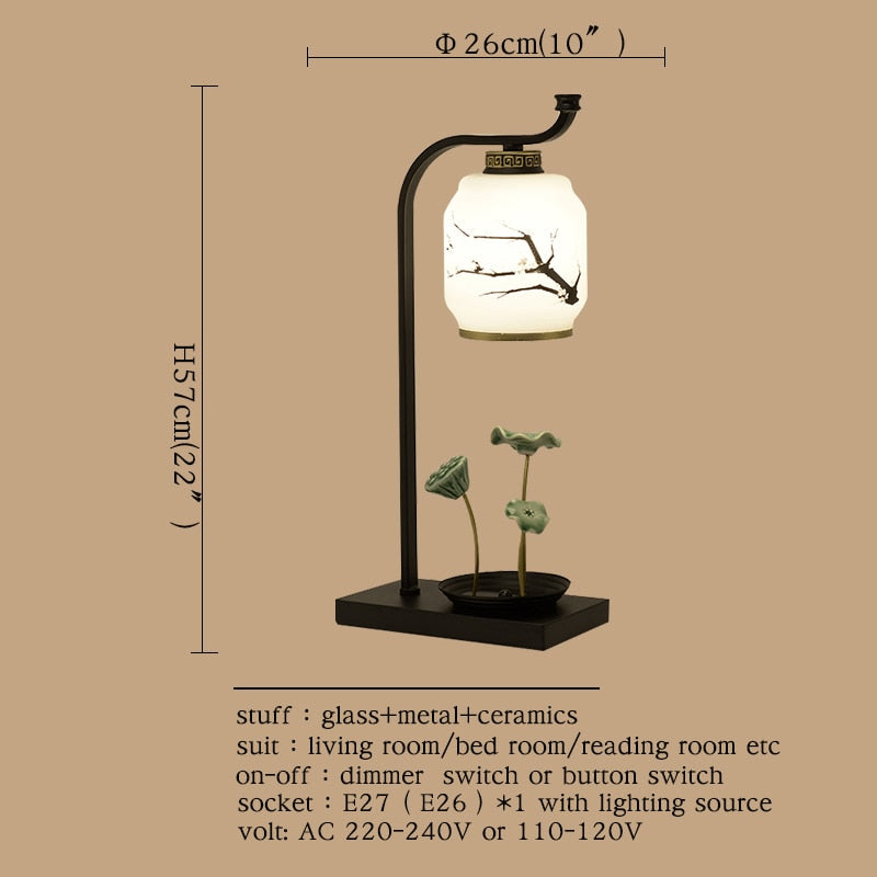 Japanese Style Modern Table Lamp - Image 1