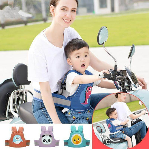 Cute Cartoon Kids Motorcycle Safety Seat Belt - Image 0
