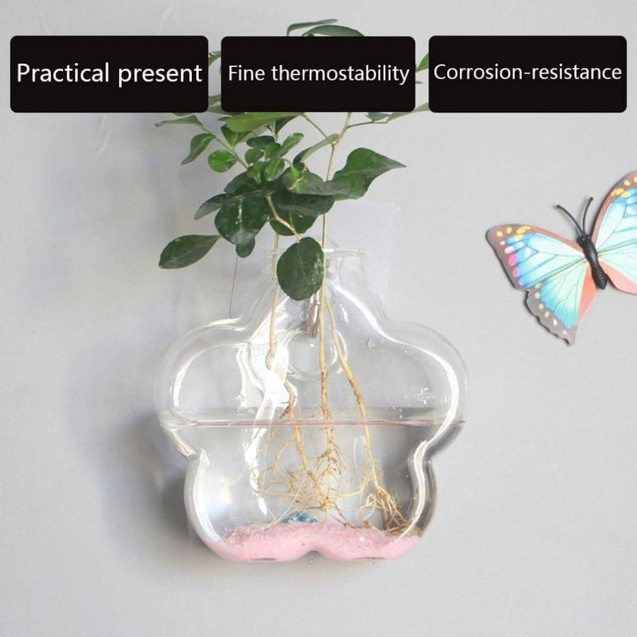Wall Hanging Hydroponic Glass Vases - Image 11