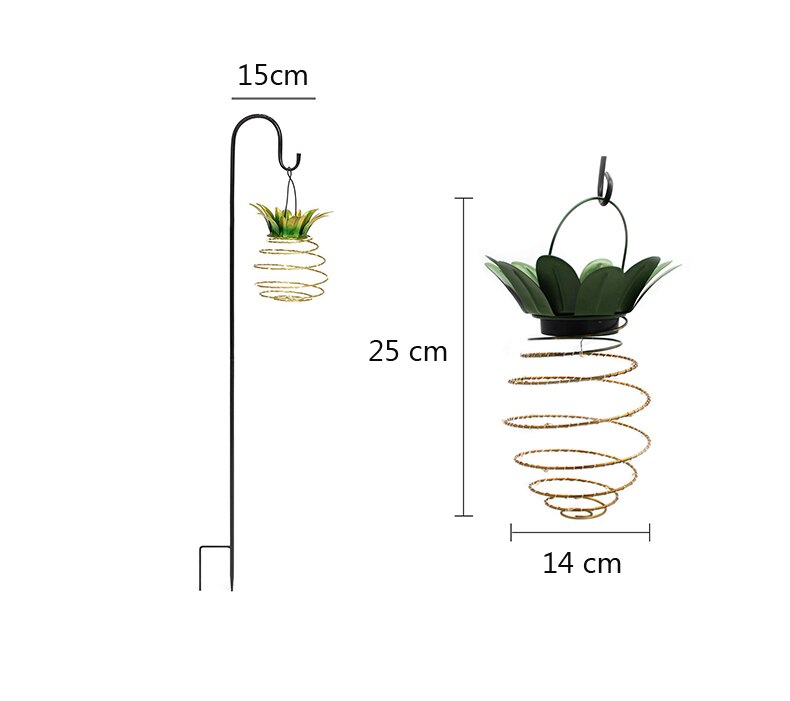 Outdoor Solar Garden Pineapple Automatic Lights - Image 8