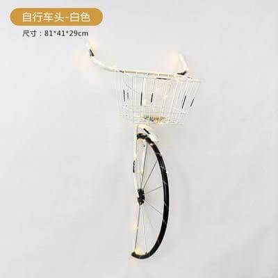 Retro Creative Iron Bicycle Head Wall Decor - Image 9