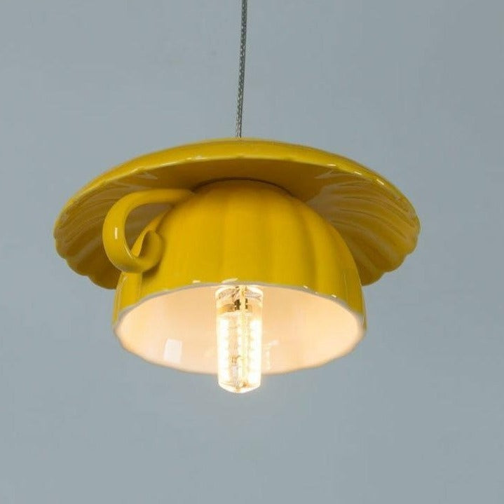 Nordic Ceramic Tea Cup Light - Image 0