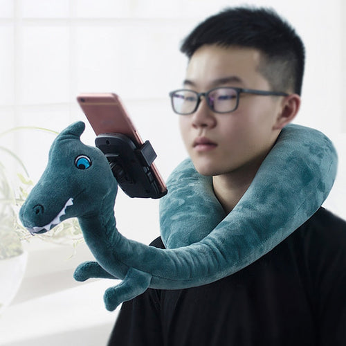 360 Rotating Neck Pillow Phone Holder - Image 0