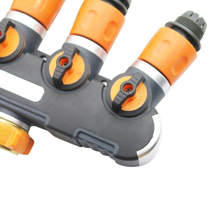 4-way Garden Hose Faucet Splitter Connector - Image 4