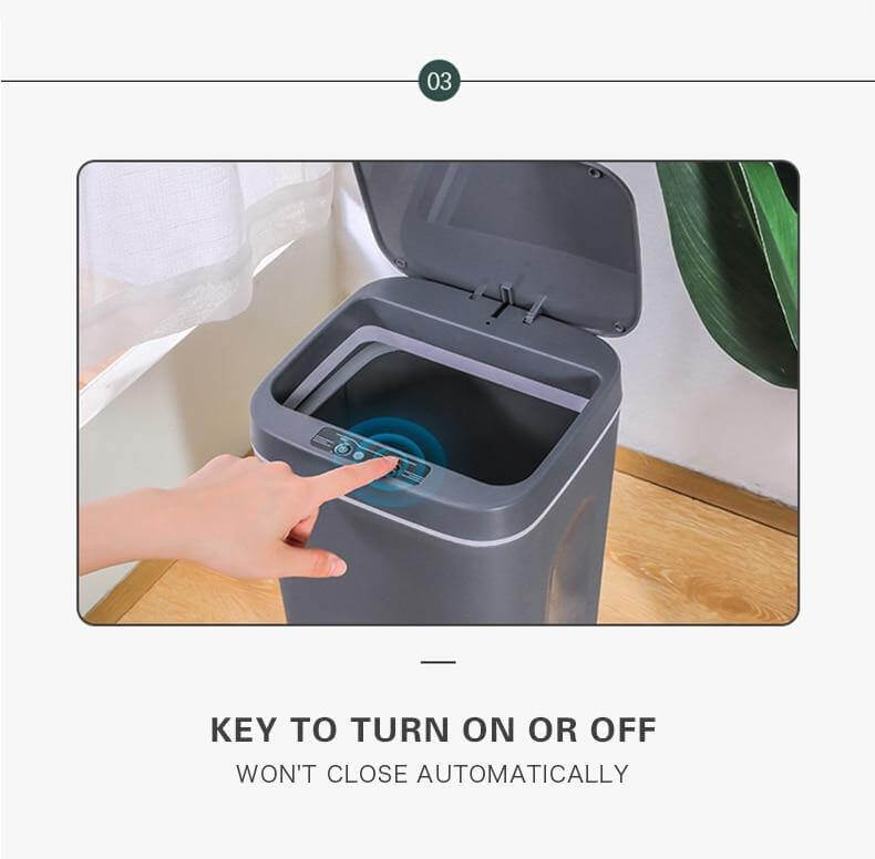 Touchless Smart Automatic Sensor Trash Can - Image 2