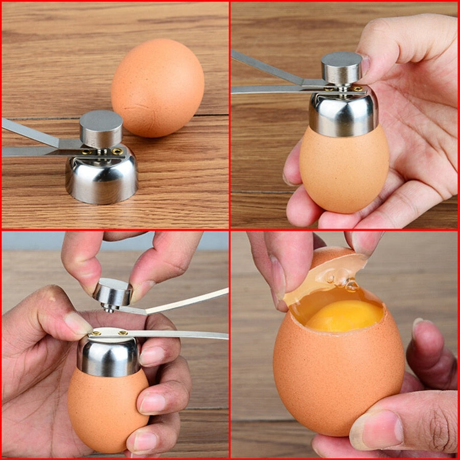 Stainless Steel Egg Shell Opener - Image 2