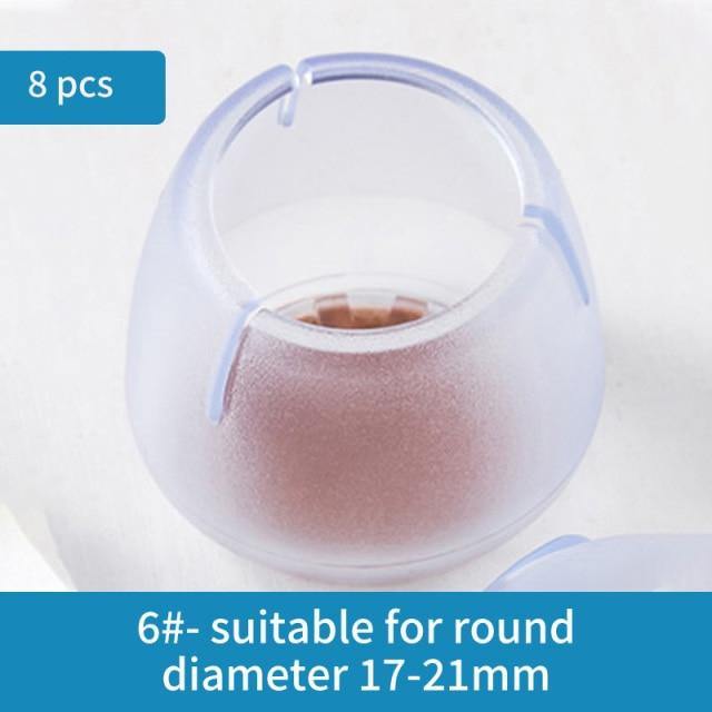 8Pcs Noise-Reduction Silicone Furniture Feet Pad - Image 3