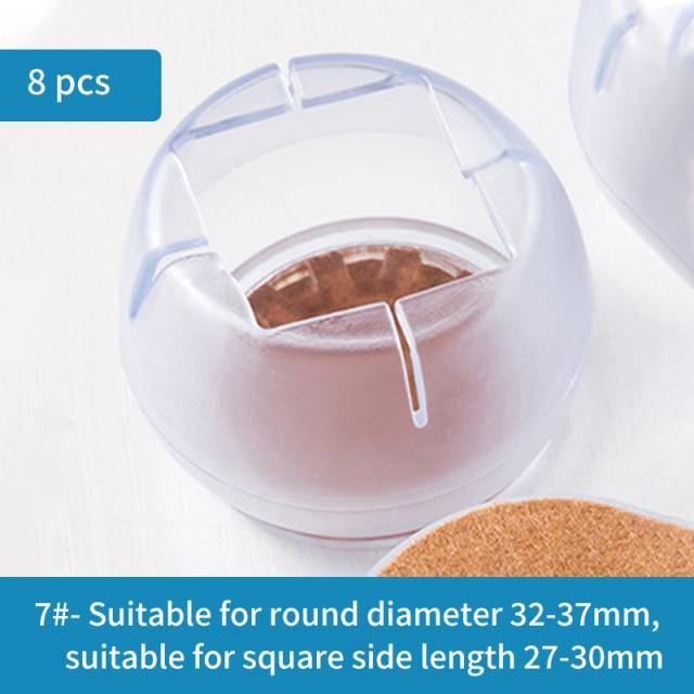 8Pcs Noise-Reduction Silicone Furniture Feet Pad - Image 8