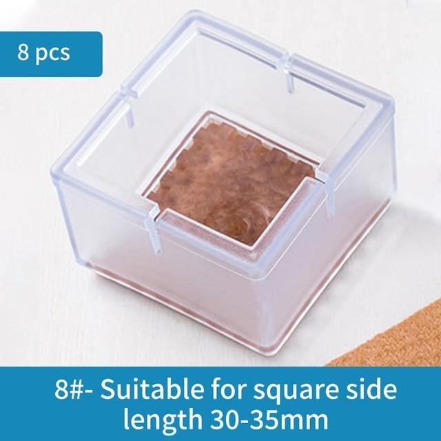 8Pcs Noise-Reduction Silicone Furniture Feet Pad - Image 2