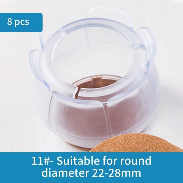 8Pcs Noise-Reduction Silicone Furniture Feet Pad - Image 7